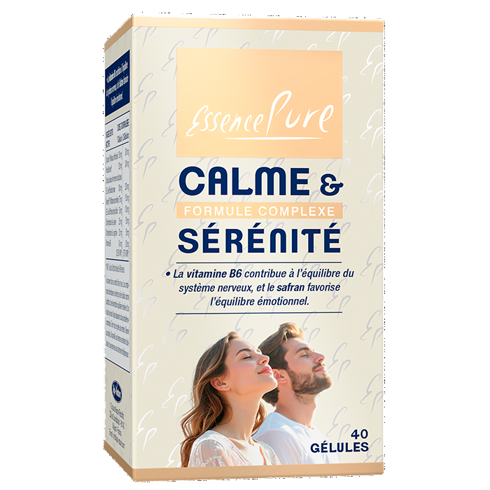 Calme & sérénité, complément alimentaire pour le stress, Essence Pure